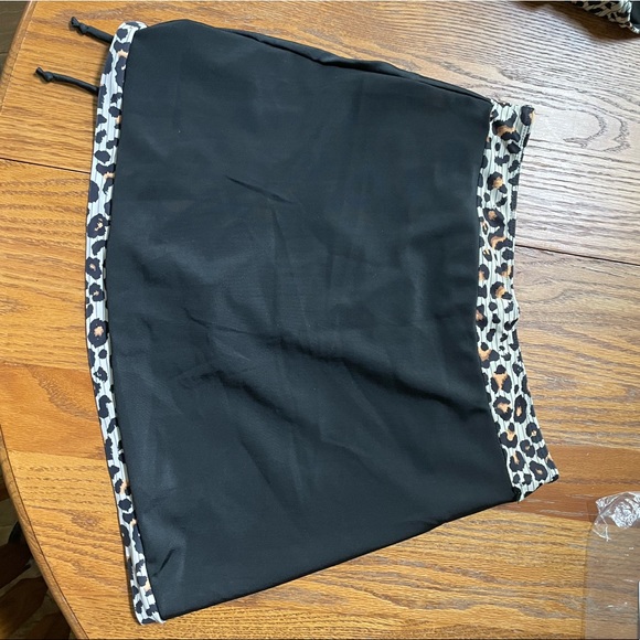 NWT Sz S. Sexy Leopard Splicing Cami Tankini - Picture 5 of 5